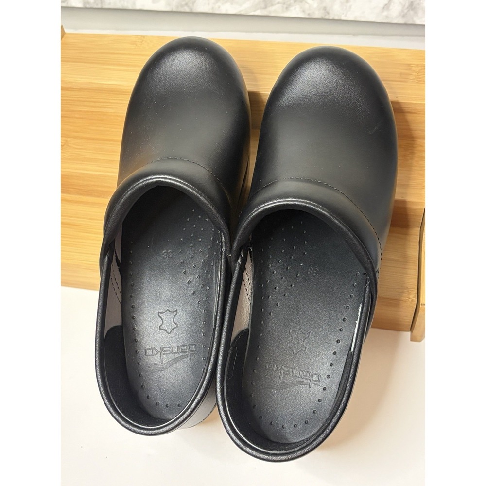 Dansko Professional Black Clogs Women's Size 38 (US size 7.5-8) - Picture 2 of 12
